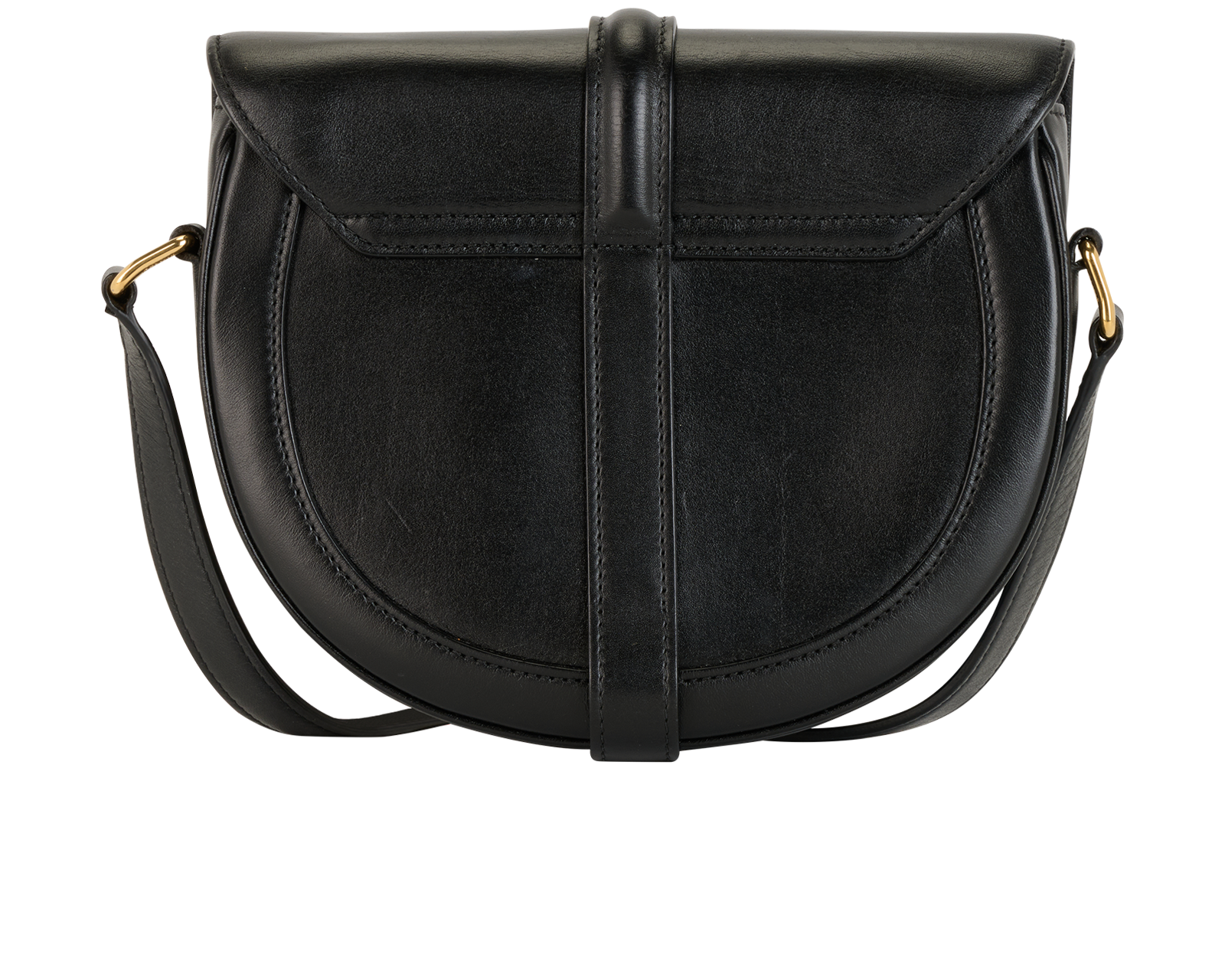 Small Besace 16, &pound;750, Handbags, Black, Leather, Back view